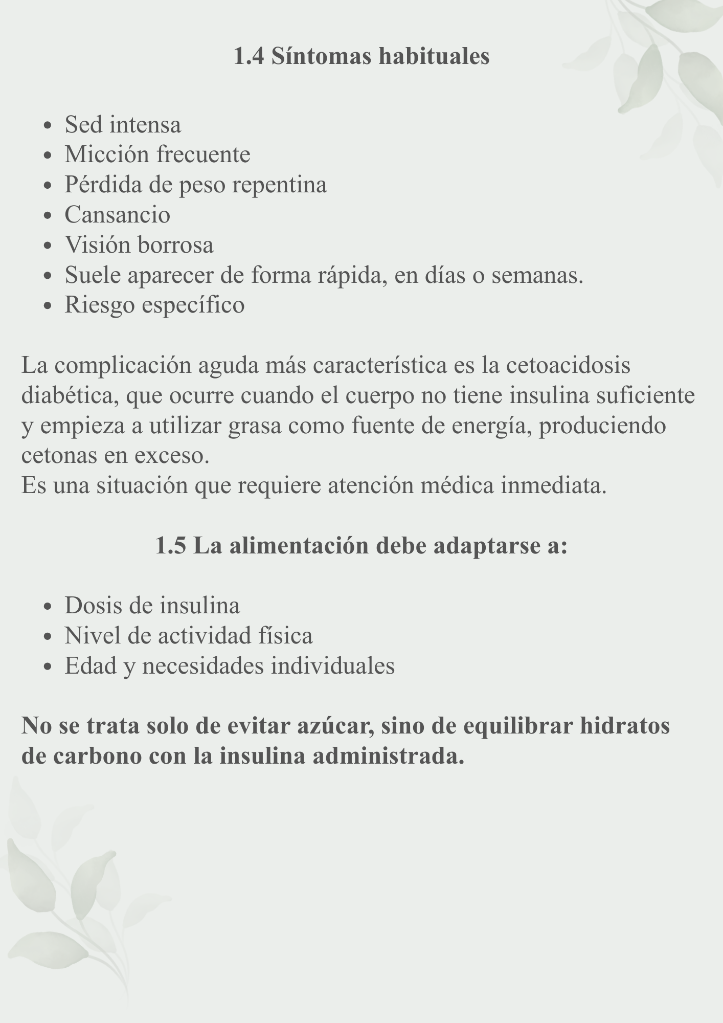 Curso Guía para Diabéticos Tipo 1 y Tipo 2