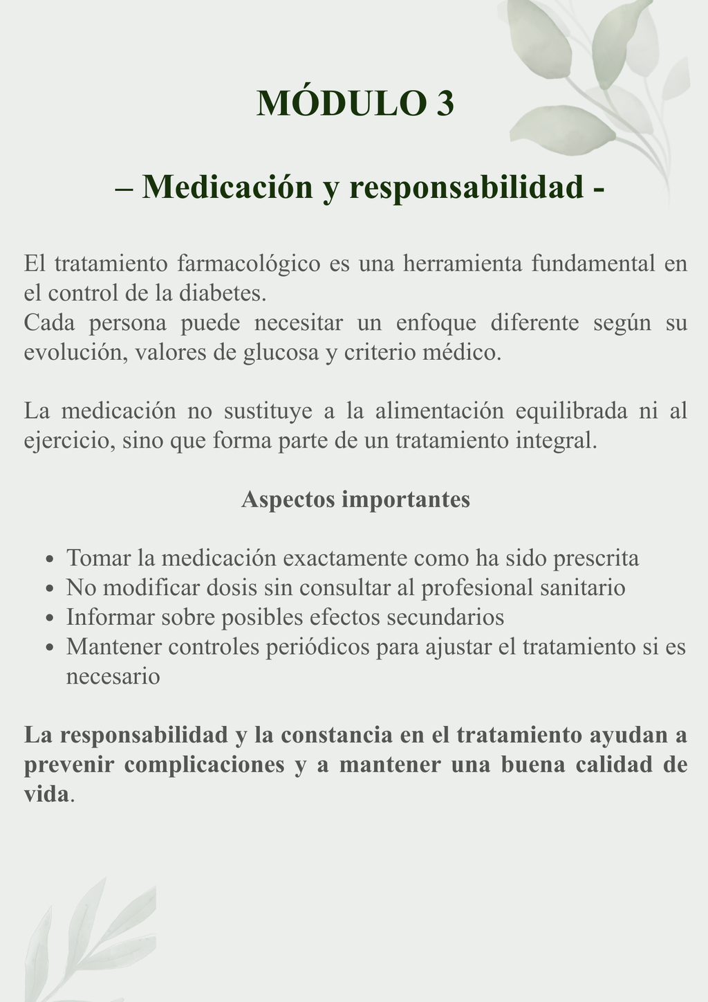 Curso Guía para Diabéticos Tipo 1 y Tipo 2